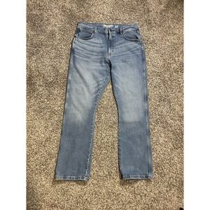 Wrangler Retro Jeans Men Size 36 X 32 Blue Slim Boot Cut Light Wash